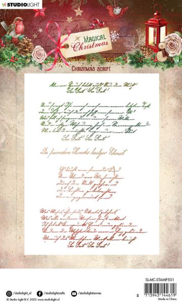 Studio Light - Stempel "Christmas Script" Clear Stamps