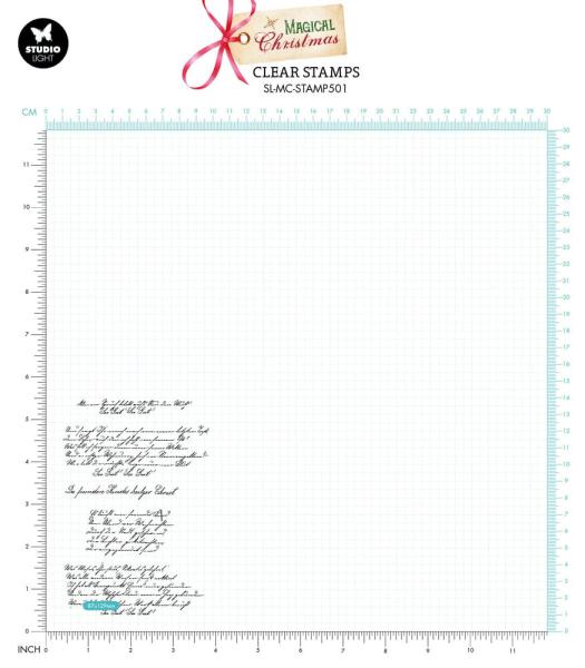 Studio Light - Stempel "Christmas Script" Clear Stamps