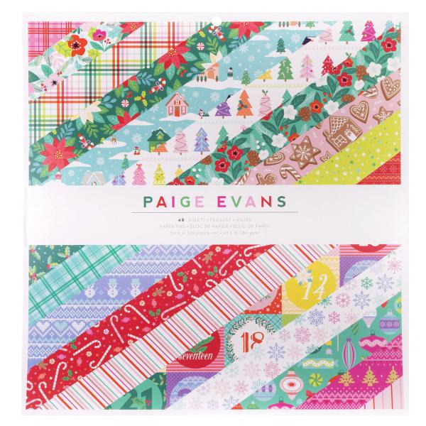 American Crafts - Designpapier "Sugarplum Wishes" Paper Pack 12x12 Inch - 48 Bogen