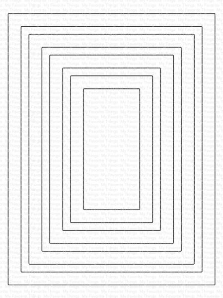 My Favorite Things - Stanzschablone "Classic Rectangle Frames" Die-namics
