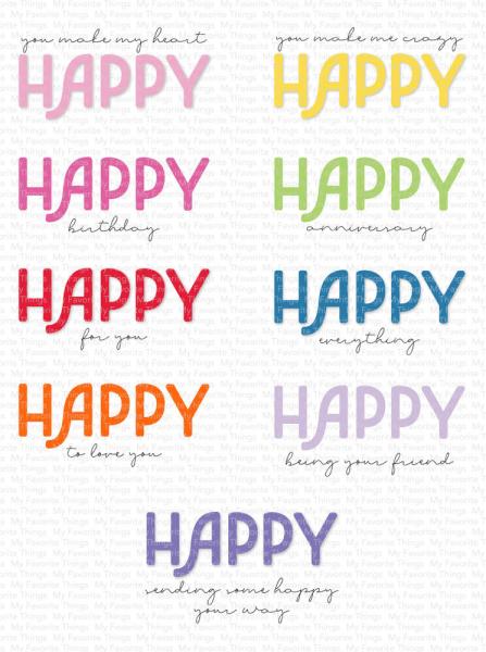 My Favorite Things Stempelset "Happy Occasions" Clear Stamps