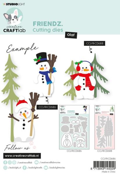 Creative Craft Lab - Studio Light - Stanzschablone "Olaf" Dies