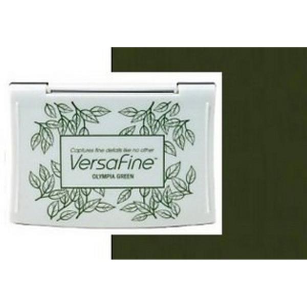 Tsukineko VersaFine - Pigmenttinte - Stempelkissen "Olympia Green" Large Inkpad