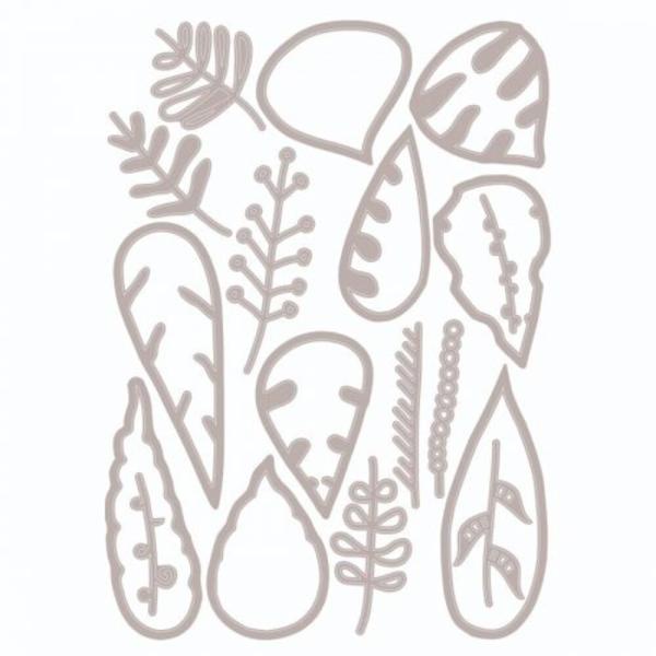 Sizzix - Stanzschablone "Artsy Leaves" Thinlits Craft Dies by Tim Holtz