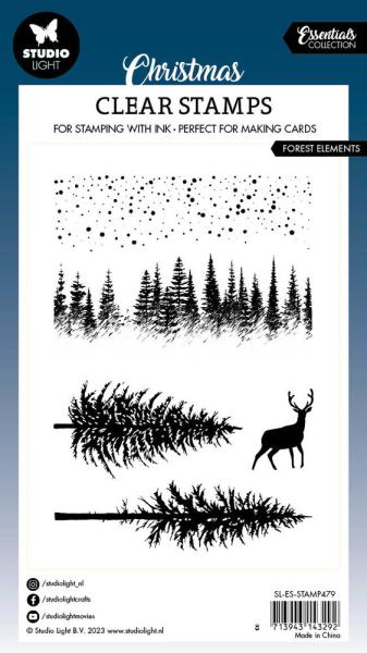 Studio Light - Stempelset "Forest Elements" Clear Stamps