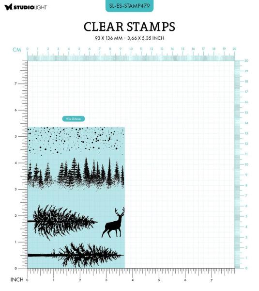 Studio Light - Stempelset "Forest Elements" Clear Stamps
