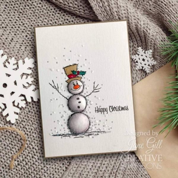 Woodware - Stempelset "Bubble Snowmen" Clear Stamps Design by Jane Gill