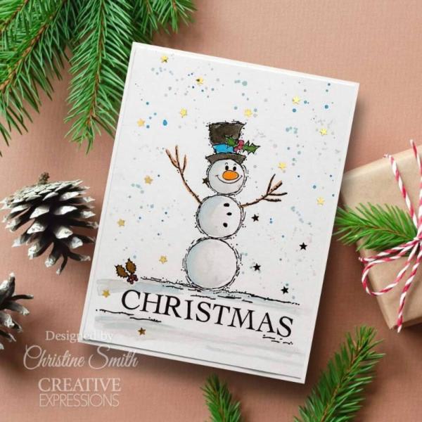 Woodware - Stempelset "Bubble Snowmen" Clear Stamps Design by Jane Gill