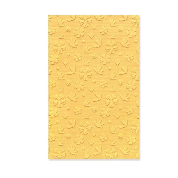 Sizzix - 3D Prägefolder "Scattered Florals" Embossing Folder Design by Olivia Rose