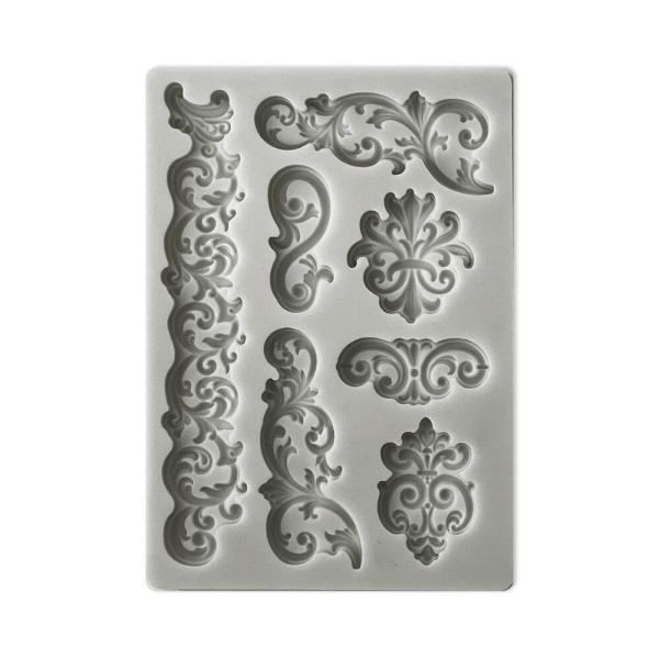 Stamperia - Gießform A6 "Borders and Laces" Soft Mould 