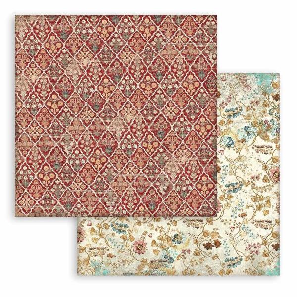 Stamperia - Designpapier "Christmas Greetings" Paper Pack 12x12 Inch - 10 Bogen