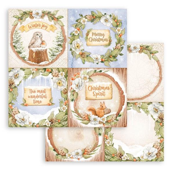 Stamperia - Designpapier "Winter Valley" Paper Pack 12x12 Inch - 10 Bogen