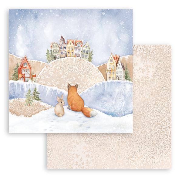 Stamperia - Designpapier "Winter Valley" Paper Pack 12x12 Inch - 10 Bogen