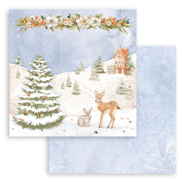 Stamperia - Designpapier "Winter Valley" Paper Pack 12x12 Inch - 10 Bogen