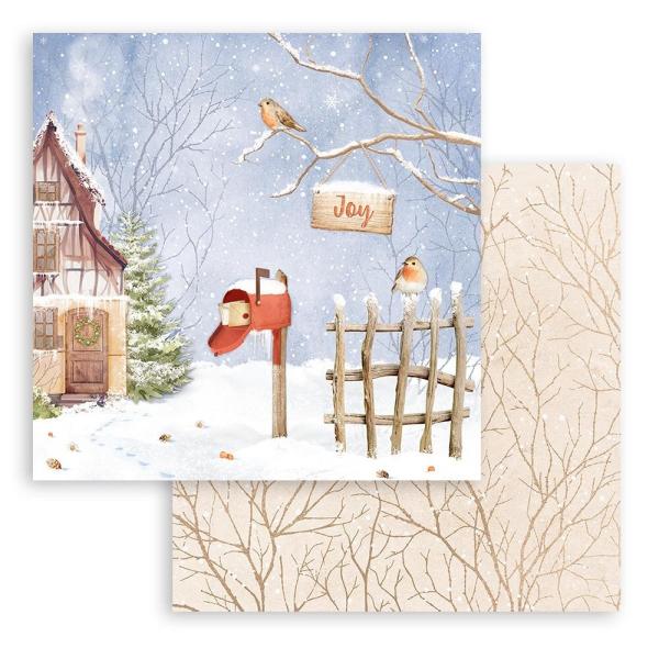 Stamperia - Designpapier "Winter Valley" Paper Pack 12x12 Inch - 10 Bogen
