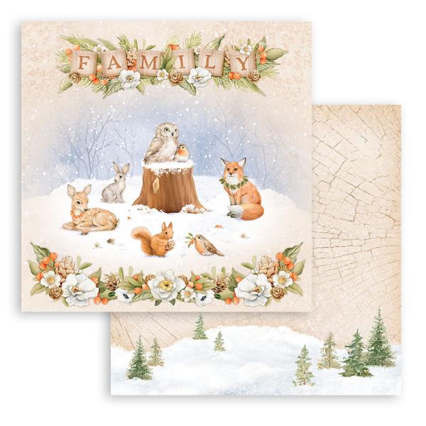 Stamperia - Designpapier "Winter Valley" Paper Pack 12x12 Inch - 10 Bogen