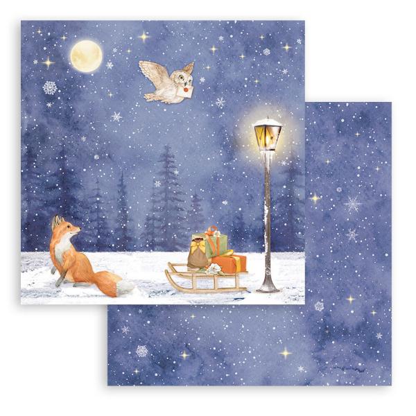 Stamperia - Designpapier "Winter Valley" Paper Pack 12x12 Inch - 10 Bogen