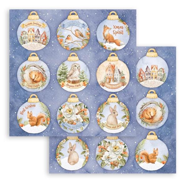 Stamperia - Designpapier "Winter Valley" Paper Pack 12x12 Inch - 10 Bogen