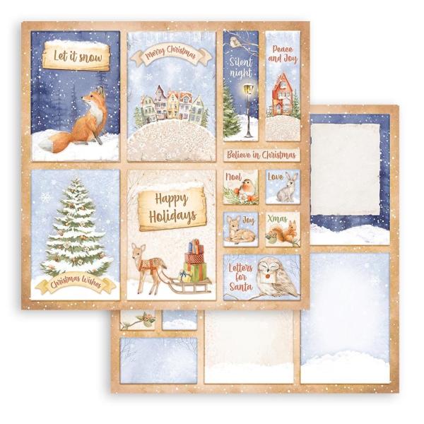 Stamperia - Designpapier "Winter Valley" Paper Pack 12x12 Inch - 10 Bogen