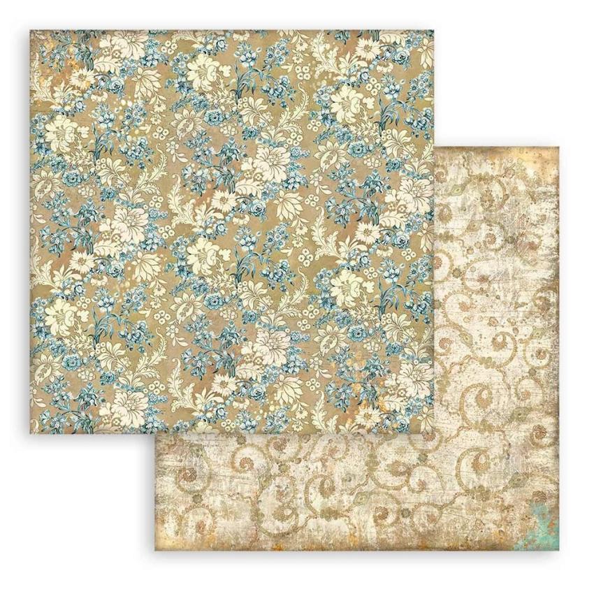 Stamperia - Designpapier "Christmas Greetings" Paper Pack 8x8 Inch - 10 Bogen