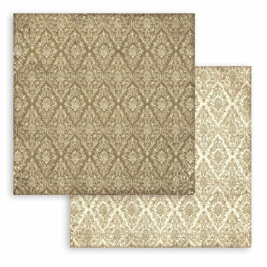 Stamperia - Designpapier "Christmas Greetings" Paper Pack 8x8 Inch - 10 Bogen