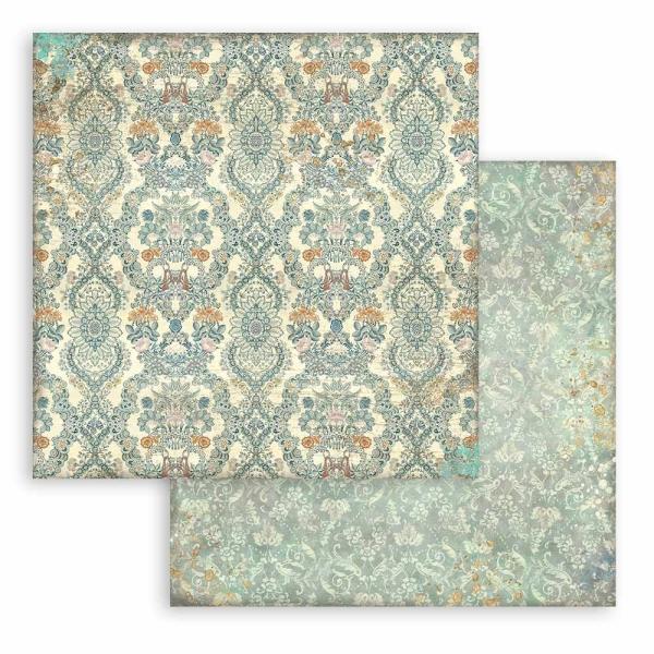 Stamperia - Designpapier "Christmas Greetings" Paper Pack 8x8 Inch - 10 Bogen