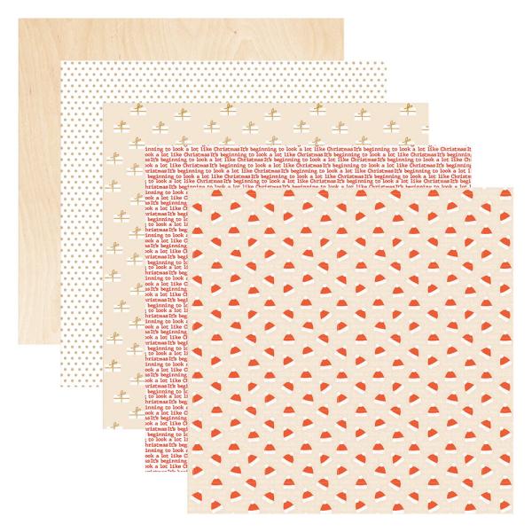 Spellbinders - Designpapier "Make It Merry" Paper Pack 6x6 Inch - 40 Bogen