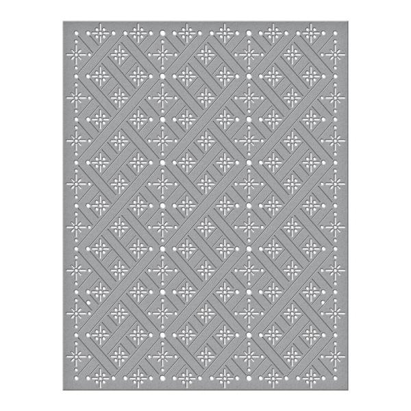 Spellbinders - Stanzschablone "Stitched Starry Argyle" Dies