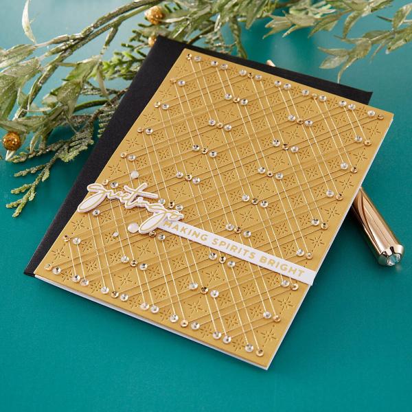 Spellbinders - Stanzschablone "Stitched Starry Argyle" Dies