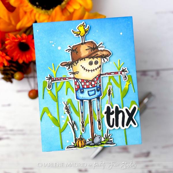 Picket Fence Studios - Stanzschablone "Corn Stalk" Dies 4,53x3,73 Inch