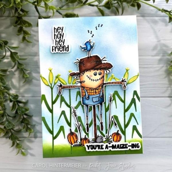 Picket Fence Studios - Stanzschablone "Corn Stalk" Dies 4,53x3,73 Inch