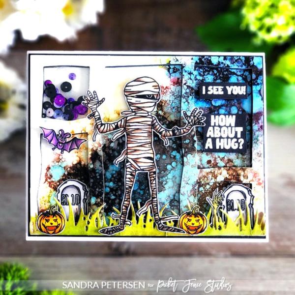 Picket Fence Studios - Stempelset "Ghosts of Halloweens Past " Clear stamps