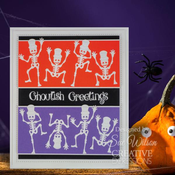 Creative Expressions - Stanzschablone "Skeletons" Craft Dies Design by Sue Wilson