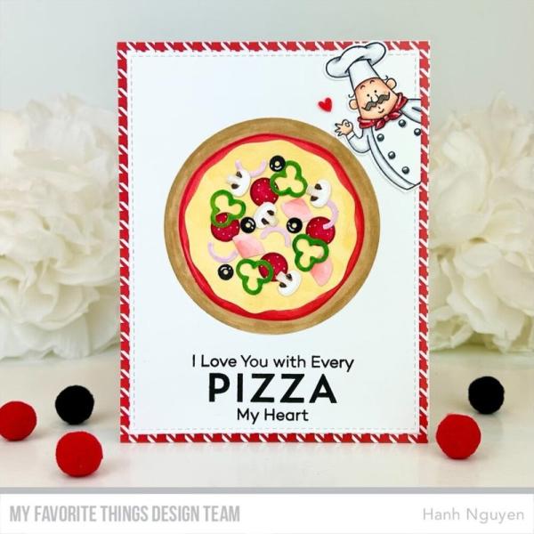 My Favorite Things Stempelset "Pizza My Heart" Clear Stamps