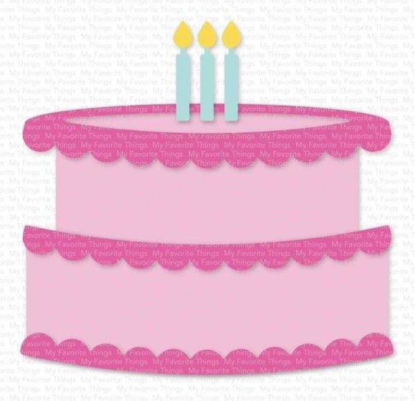 My Favorite Things - Stanzschablone "Interactive Birthday Cake" Die-namics