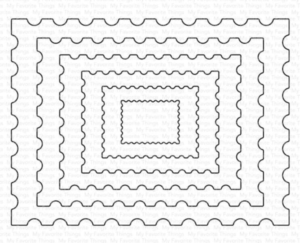 My Favorite Things - Stanzschablone "Postage Stamp STAX" Die-namics