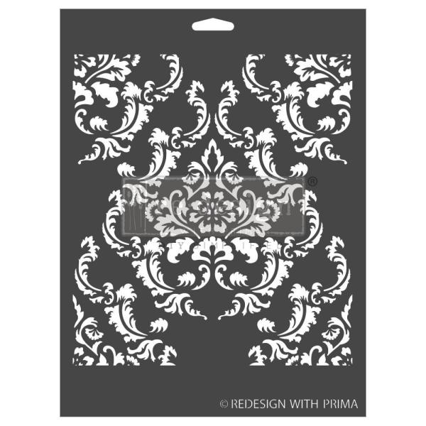 Re-Design with Prima - Schablone "Regal Striae" Stencil 