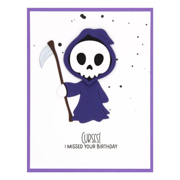 Spellbinders - Stempelset "Dancin' Halloween Sentiments" Clear Stamps
