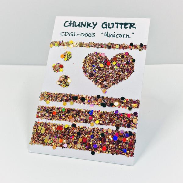 Carlijn Design - Glitzermischung "Unicorn" Chunky Glitter 20g