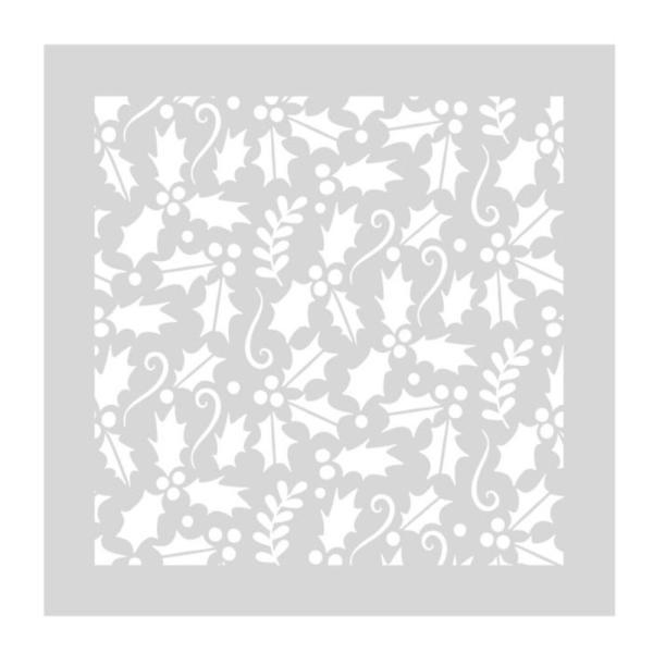 Crafters Companion - Schablone "Holly Jolly Christmas" Stencil