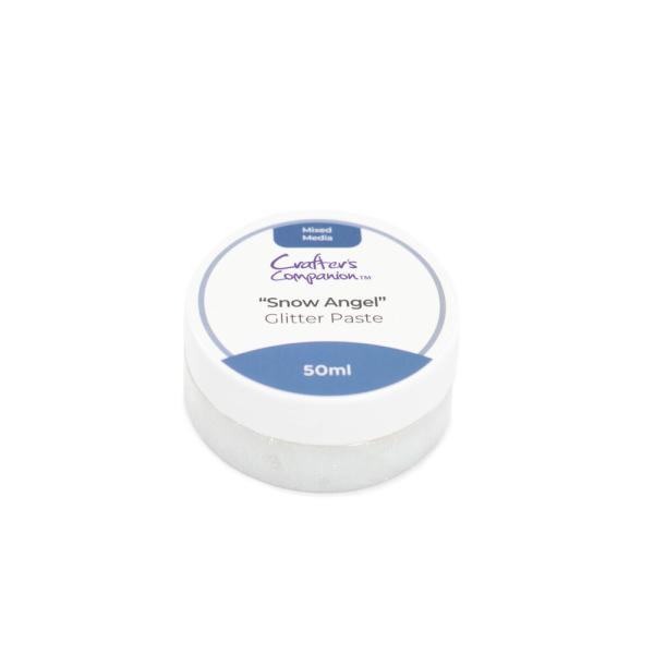 Crafters Companion - Mixed Media Glitter Paste "Snow Angel"