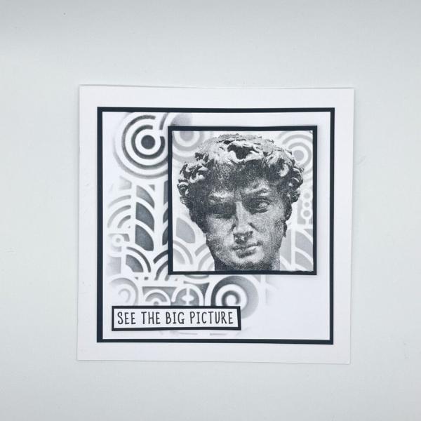 IndigoBlu - Gummistempel "David" A6 Rubber Stamp