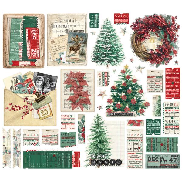 Simple Stories - Stanzteile "Simple Vintage 'Tis The Season" Die Cuts