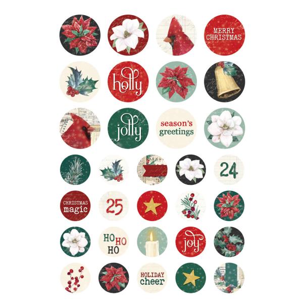 Simple Stories - Aufkleber "Vintage 'Tis The Season" Sticker Book