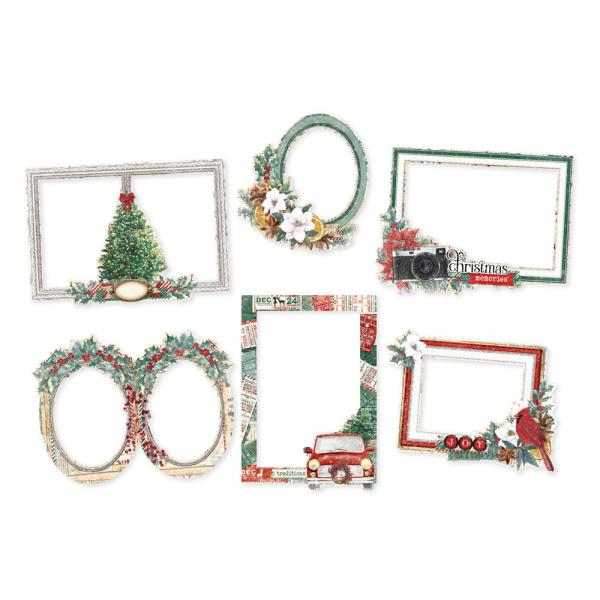 Simple Stories - Chipboard Frames "Vintage 'Tis The Season" 