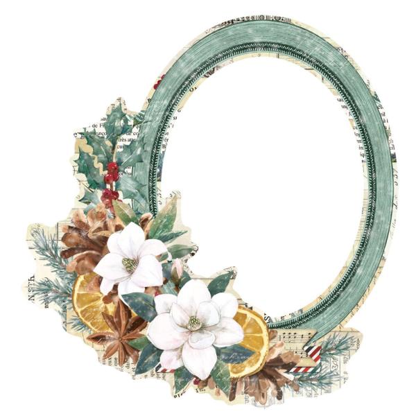 Simple Stories - Chipboard Frames "Vintage 'Tis The Season" 