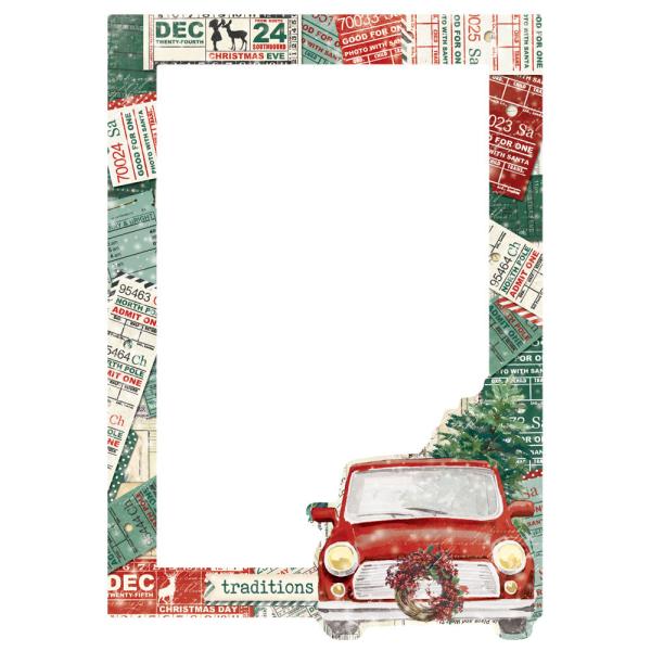 Simple Stories - Chipboard Frames "Vintage 'Tis The Season" 