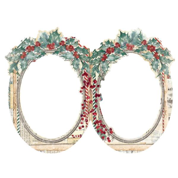 Simple Stories - Chipboard Frames "Vintage 'Tis The Season" 