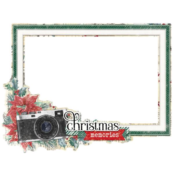 Simple Stories - Chipboard Frames "Vintage 'Tis The Season" 