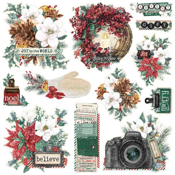 Simple Stories - Stanzteile "Vintage 'Tis The Season " Die Cuts